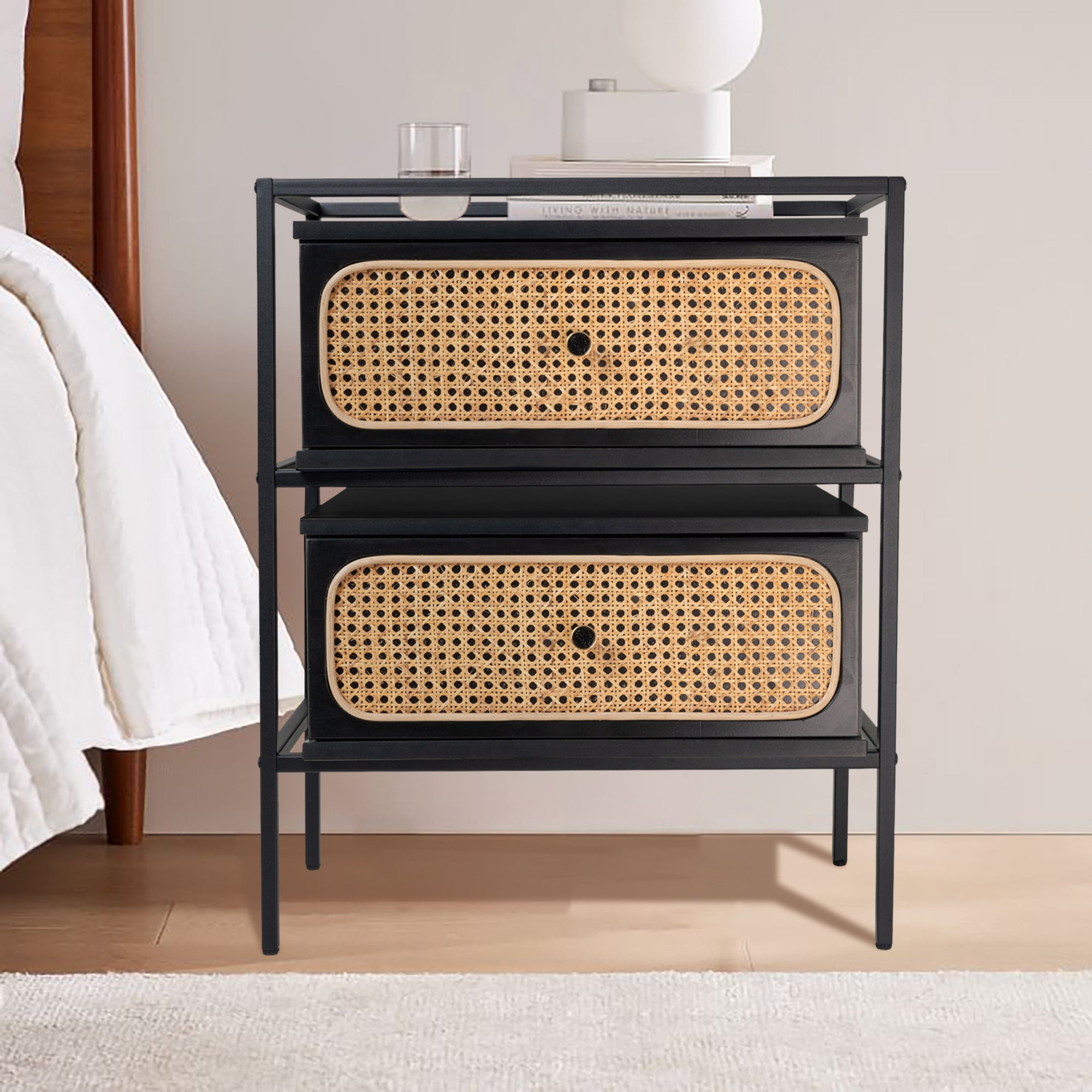Tammy (Rattan) Bedside Table