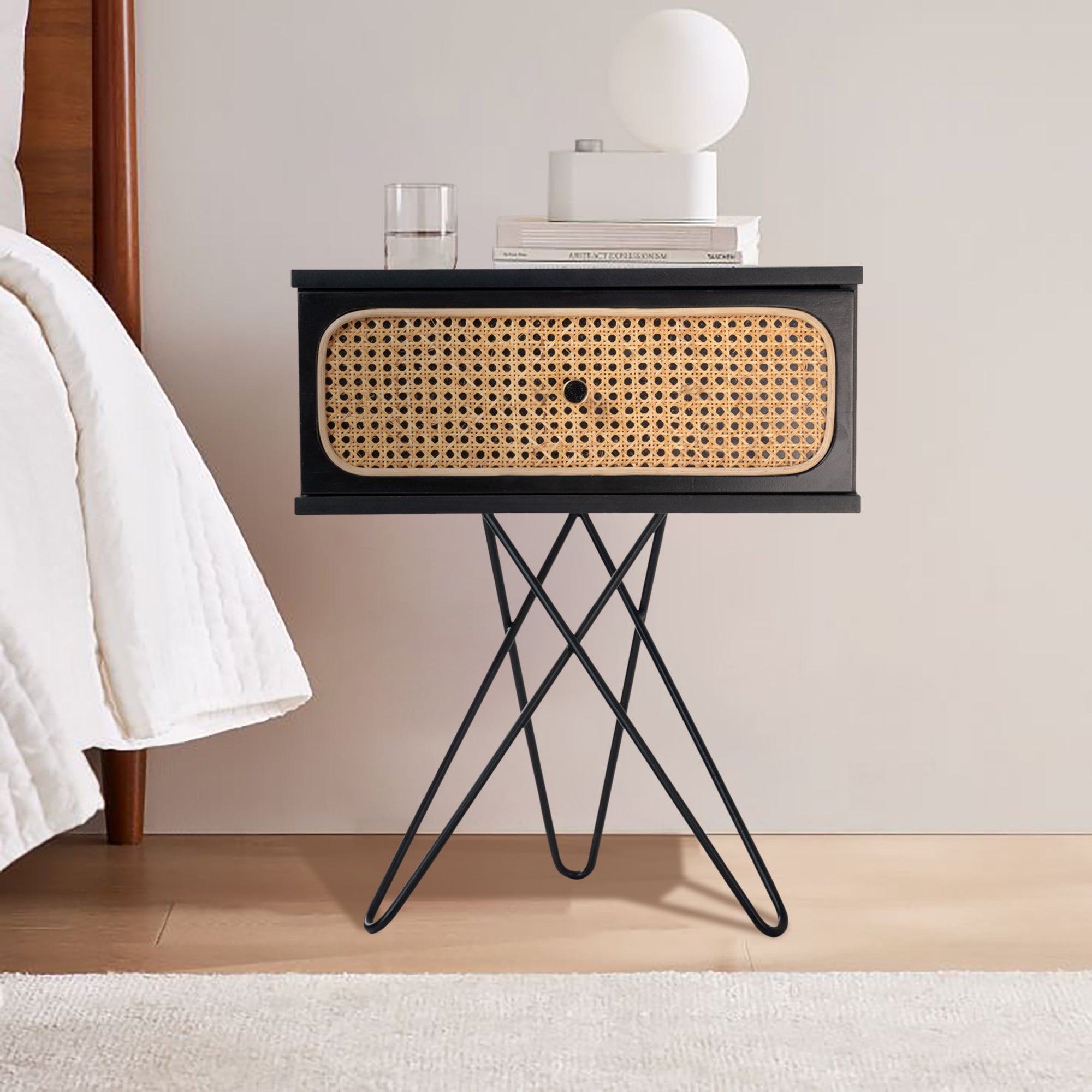Susie (Rattan) Bedside Table