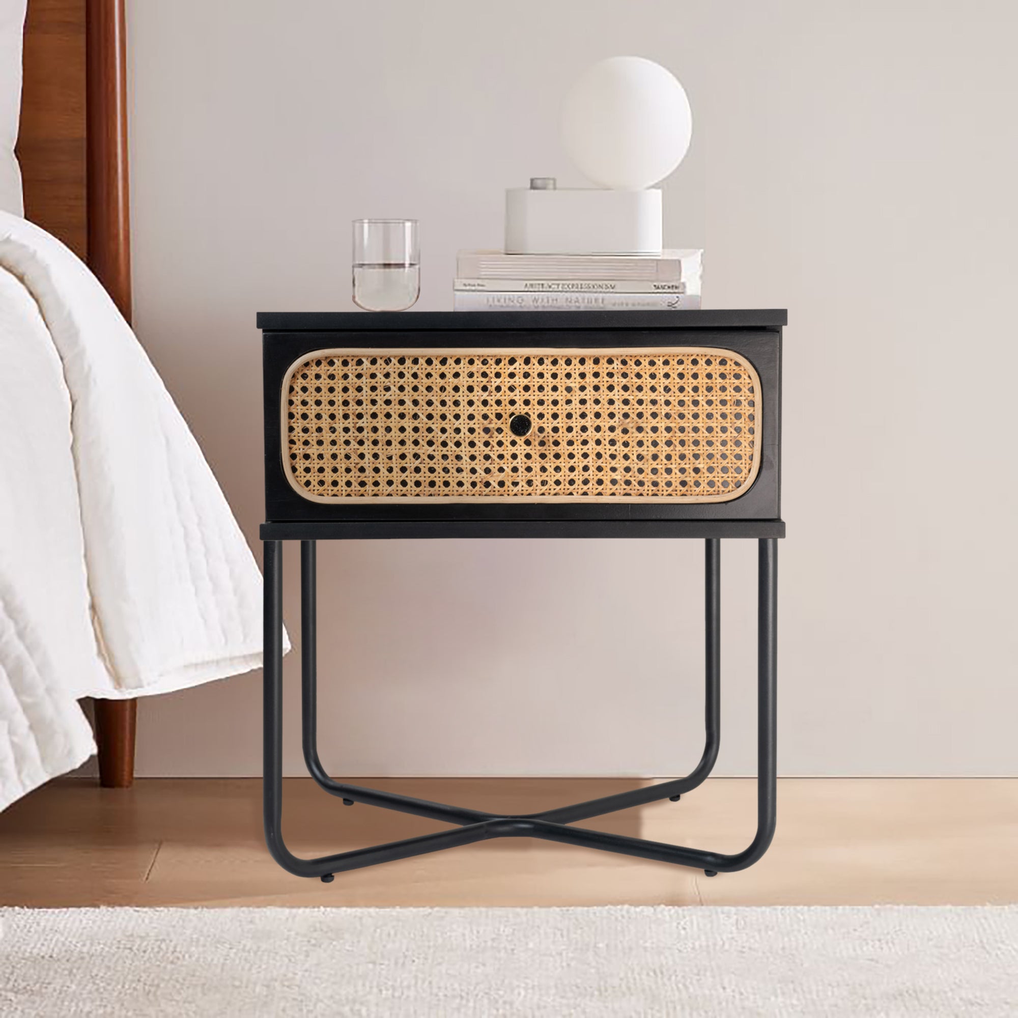 Marcus (Rattan) Bedside Table